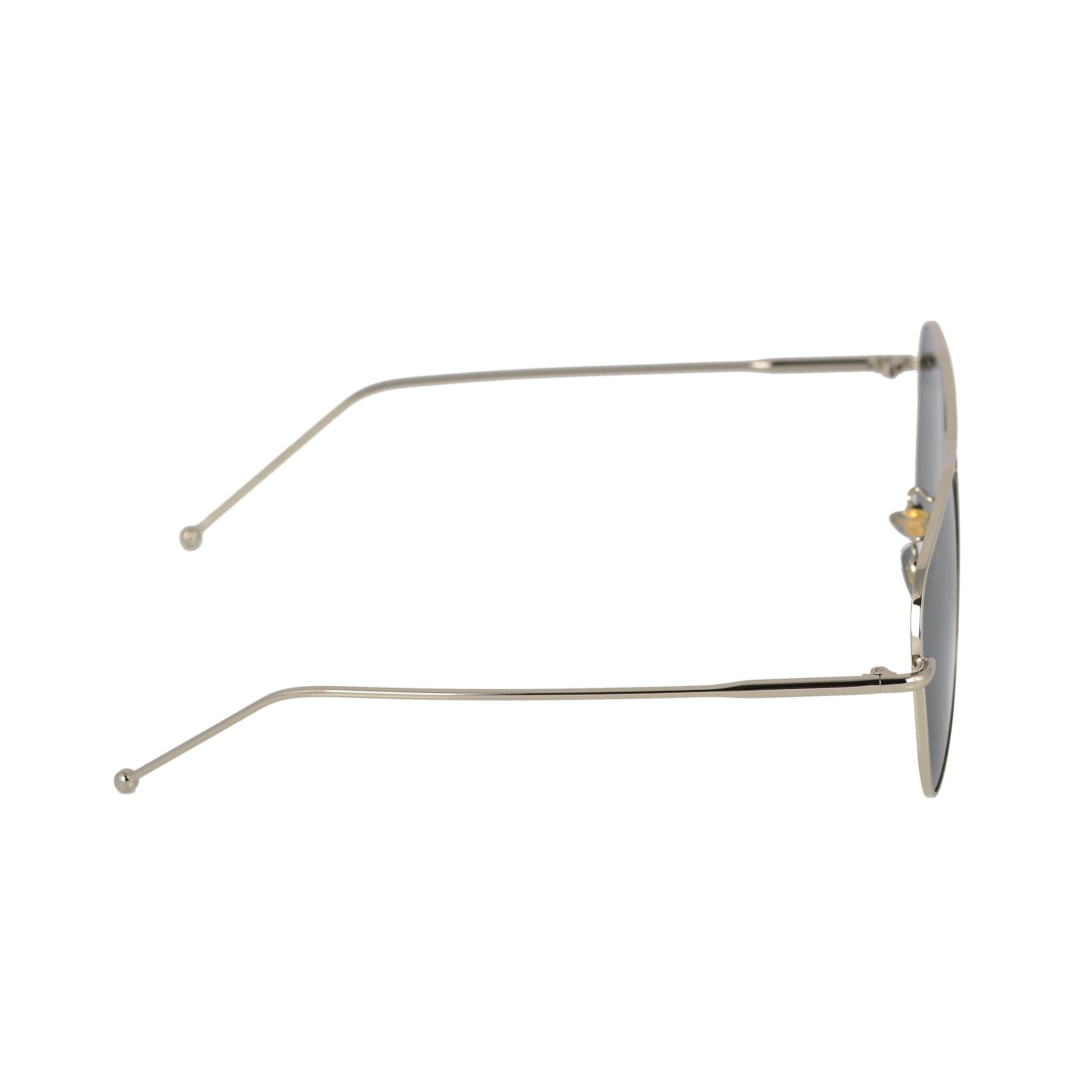 The Godfather Silver Black Square Sunglasses