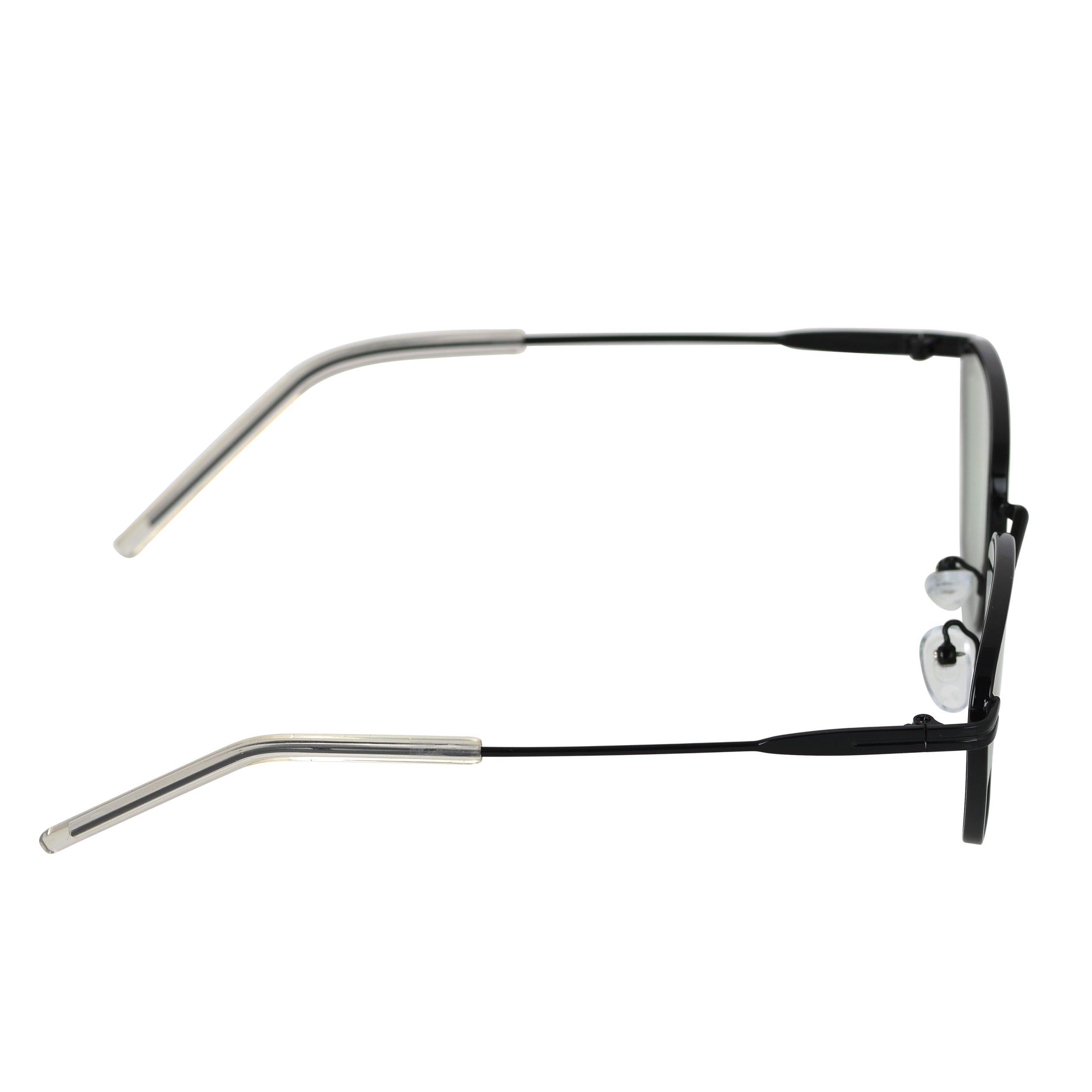 Andreas Black Green Edition Trapezoid Sunglasses